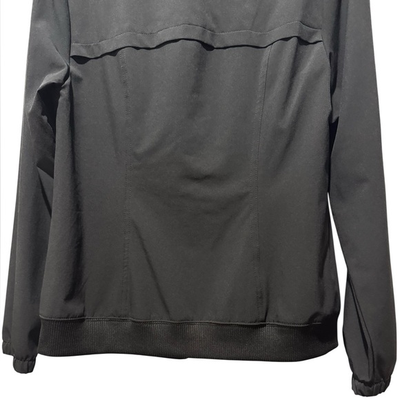 ZENERGY BY CHICO’S Black Zip Up Jacket Size 0/S/4-6 Sporty Athletic Chic Sleek - Picture 9 of 16